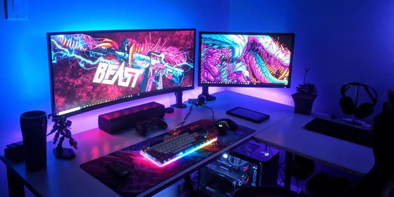 La vostra postazione da gamer, Gaming setup